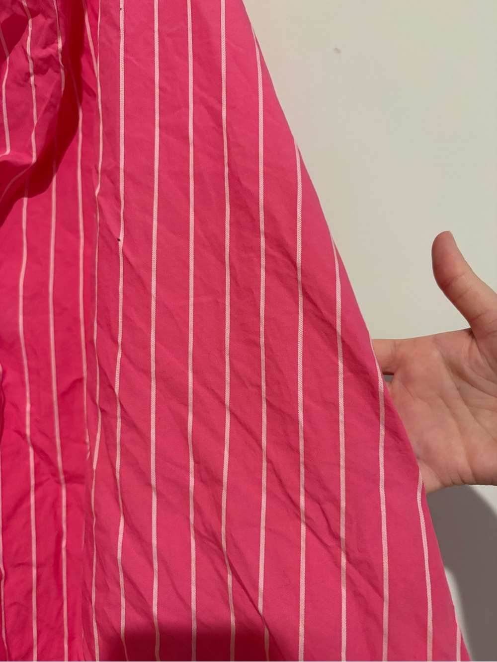 A New Day Sleeveless Shift Mini Dress pin Striped Pink White Size medium - Picture 6 of 10